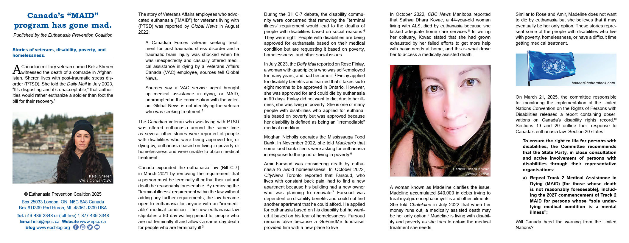 “Canada’s ‘MAiD’ program has gone mad.” pamphlet - Image 2