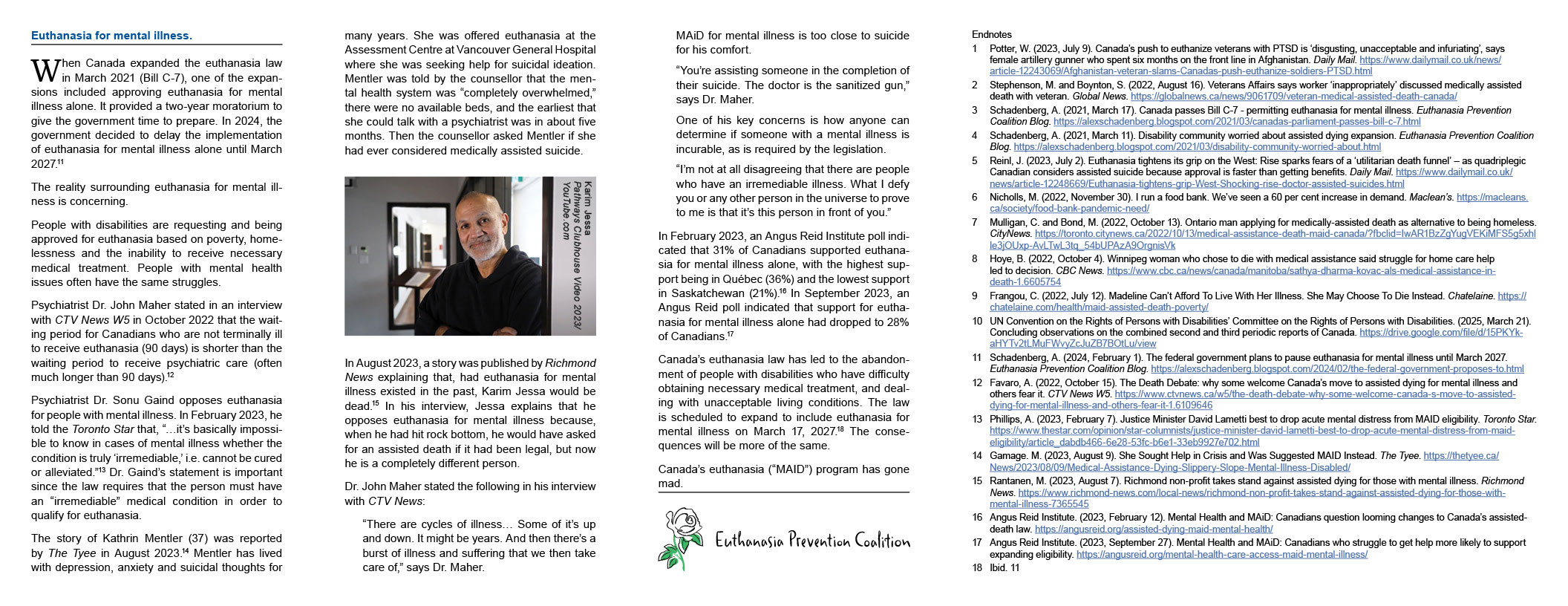 “Canada’s ‘MAiD’ program has gone mad.” pamphlet - Image 3