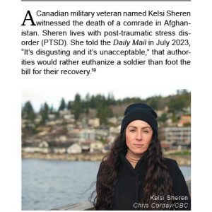 “Canada’s ‘MAiD’ program has gone mad.” pamphlet